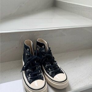 Kim Jones Converse Black and Cream High-Tops